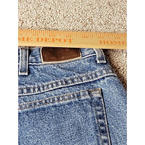 Vintage LL Bean Jeans Mens 36x29 Blue Denim Fleece Lined Double L Relaxed Fit - Picture 15 of 15